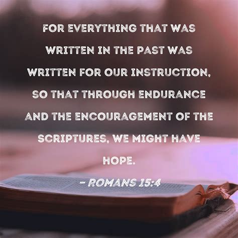 the scriptures were written for our learning